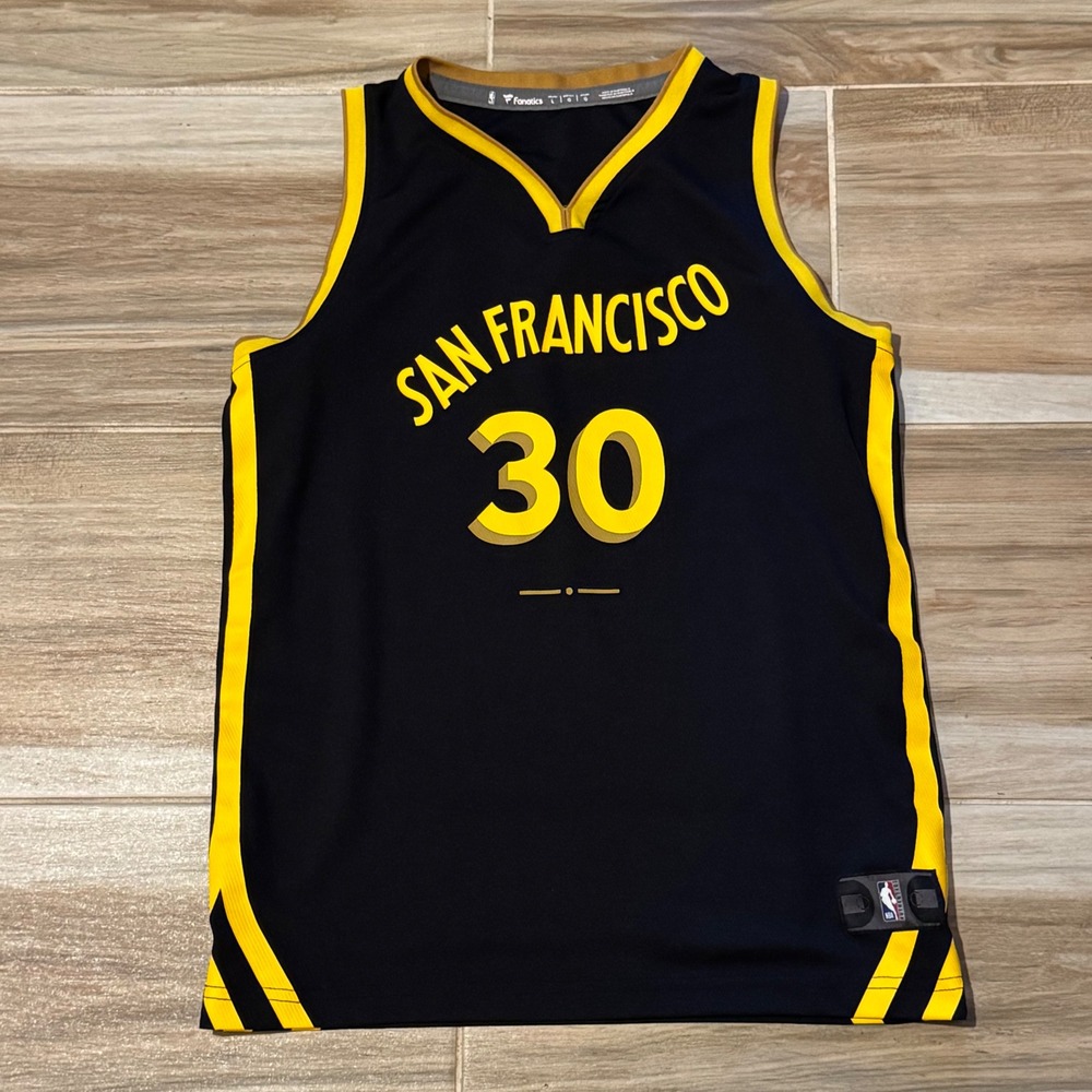 Fanatics Stephen Curry Golden State Warriors San Francisco Jersey Youth Large 30